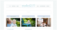 Desktop Screenshot of photographystudio217.com